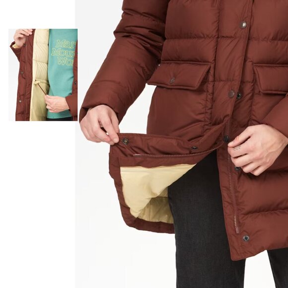 Marmot Strollbridge Parka Chocolate Small NWT - Picture 3 of 11